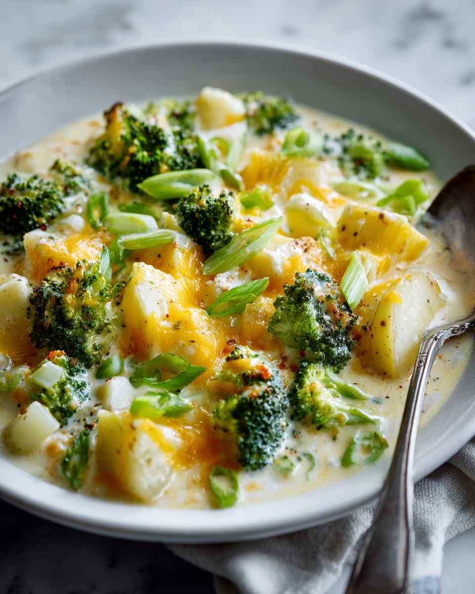 Creamy Broccoli and Potato Chowder