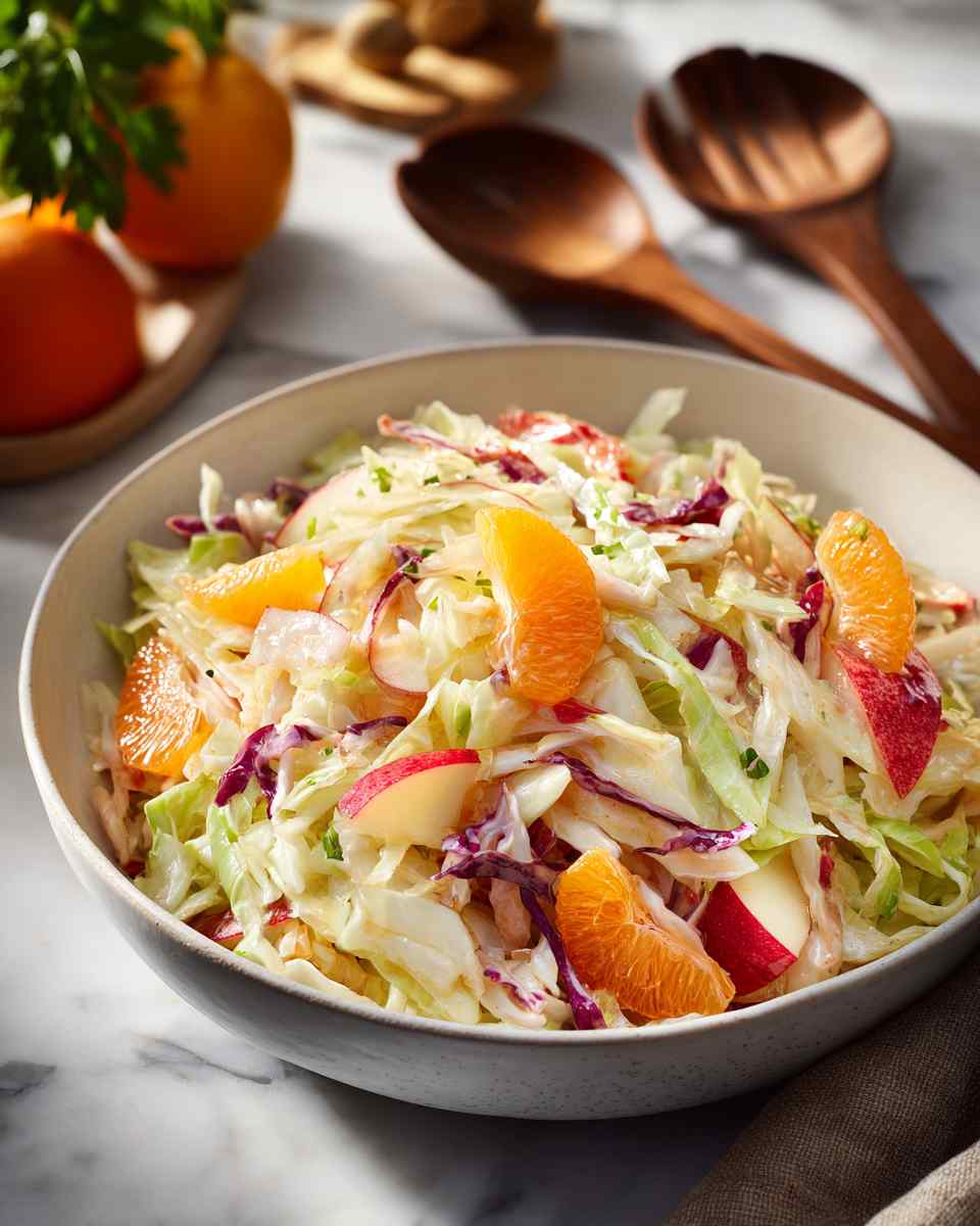 Creamy Cabbage and Fruit Salad