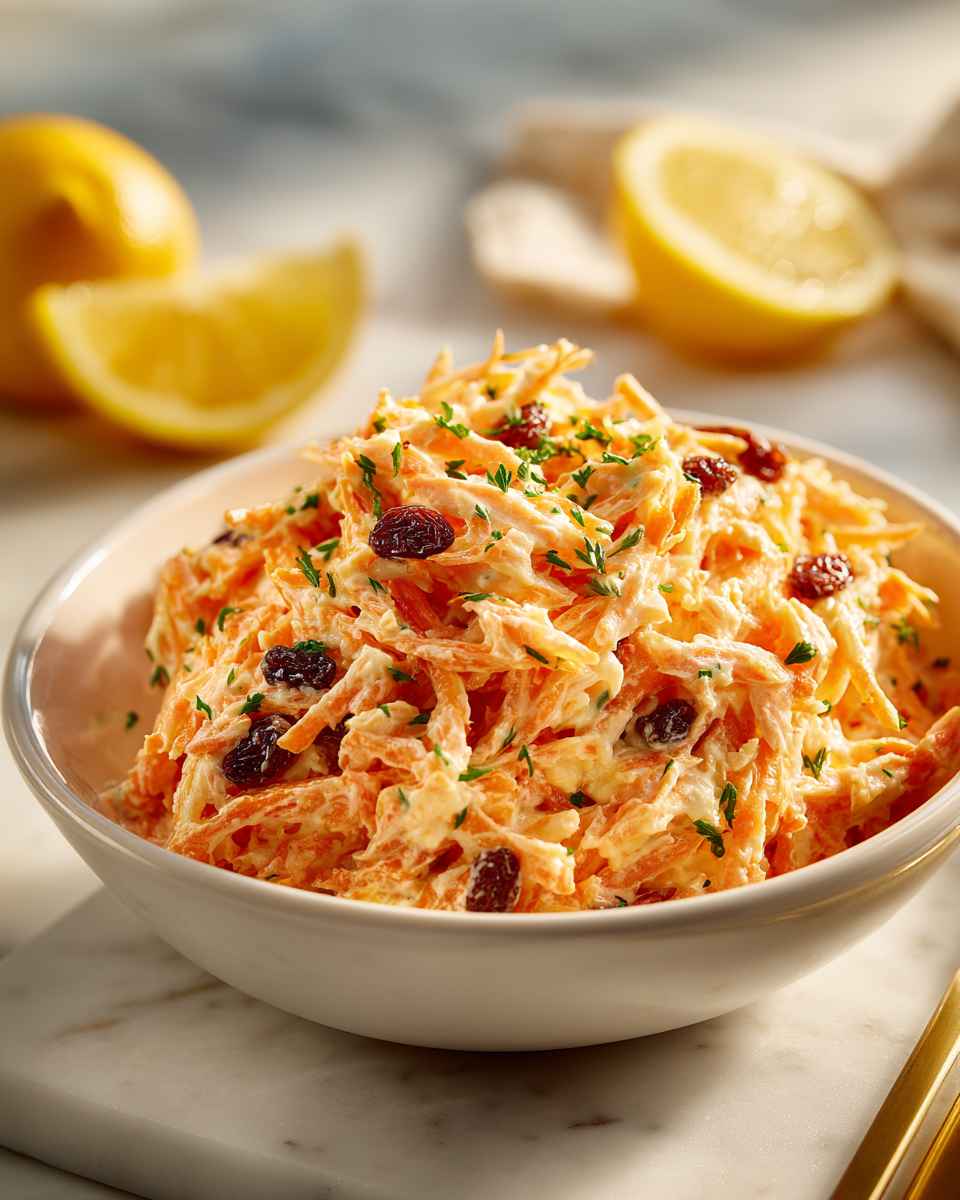 Creamy Carrot and Raisin Salad