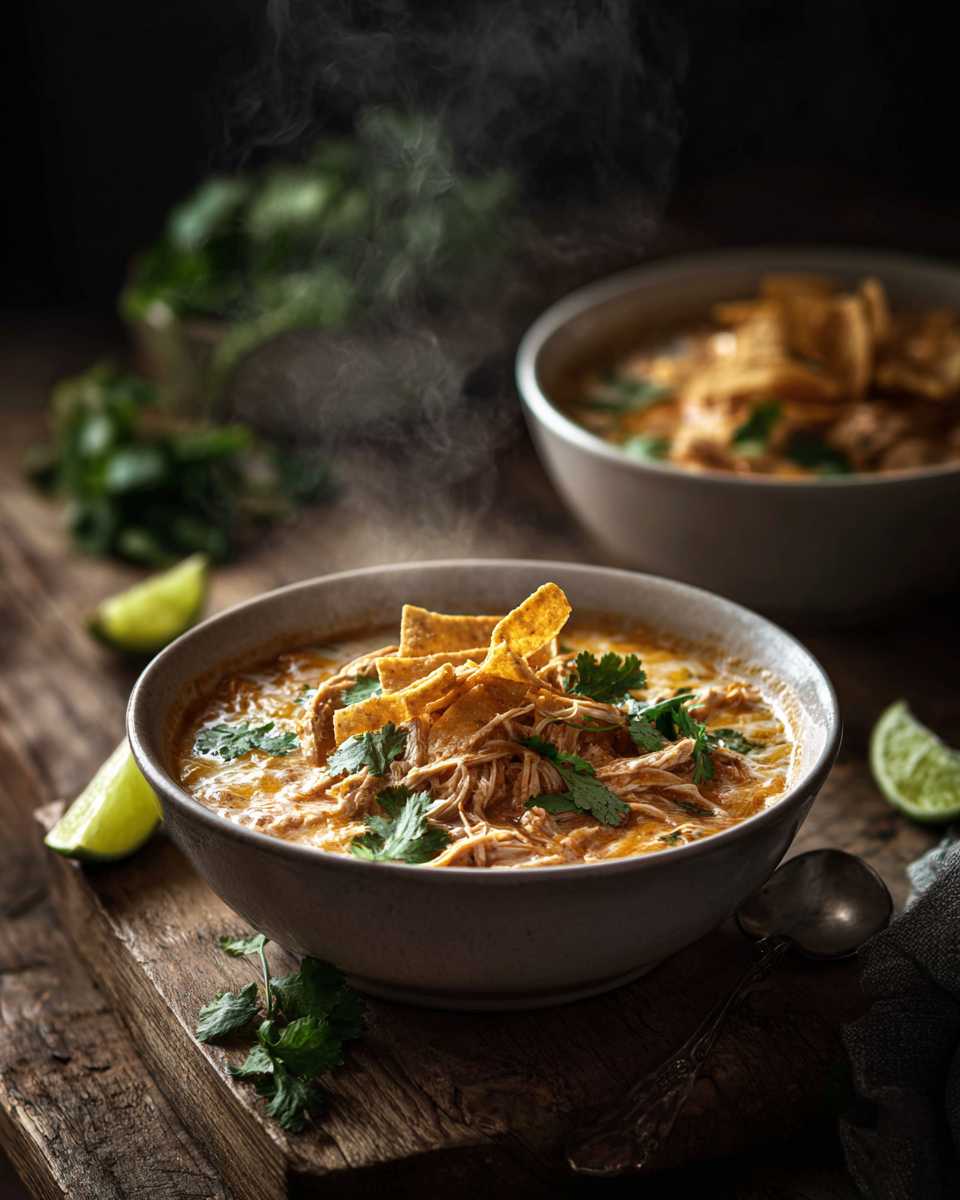 Creamy Chicken Tortilla Soup