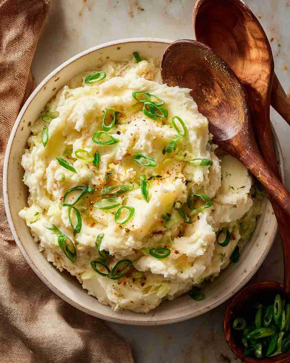 Creamy Garlic Buttermilk Mashed Potatoes