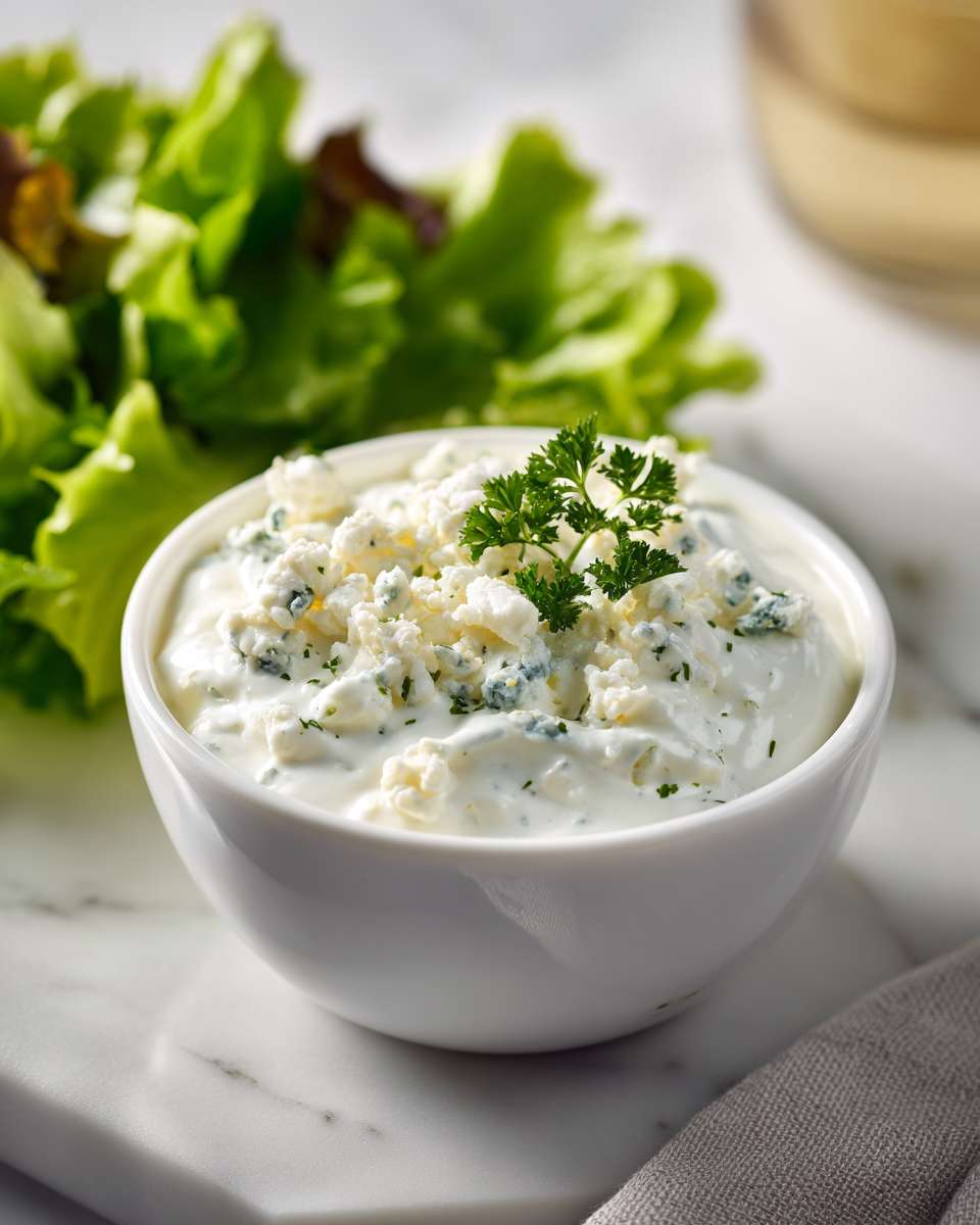Creamy Homemade Blue Cheese Dressing