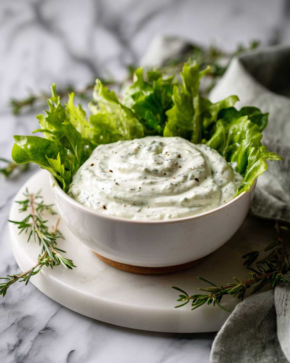 Creamy Homemade Blue Cheese Salad Dressing