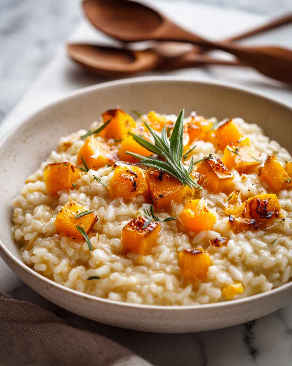 Creamy Roasted Butternut Squash Risotto