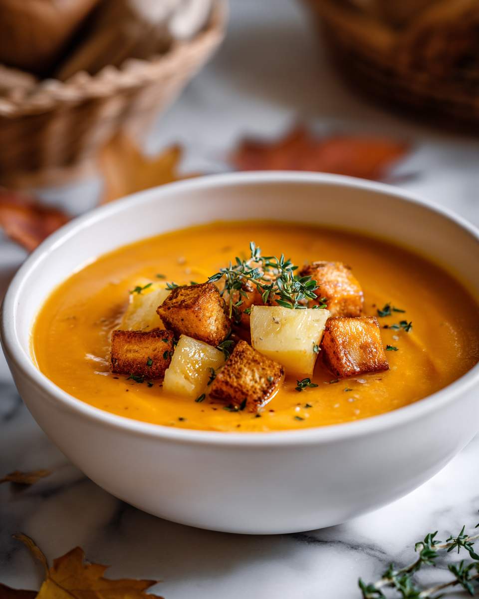 Creamy Roasted Carrot Soup