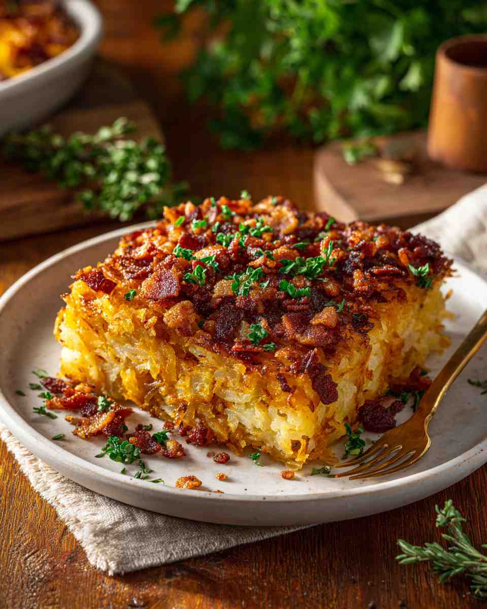 Crispy Bacon and Hash Brown Casserole