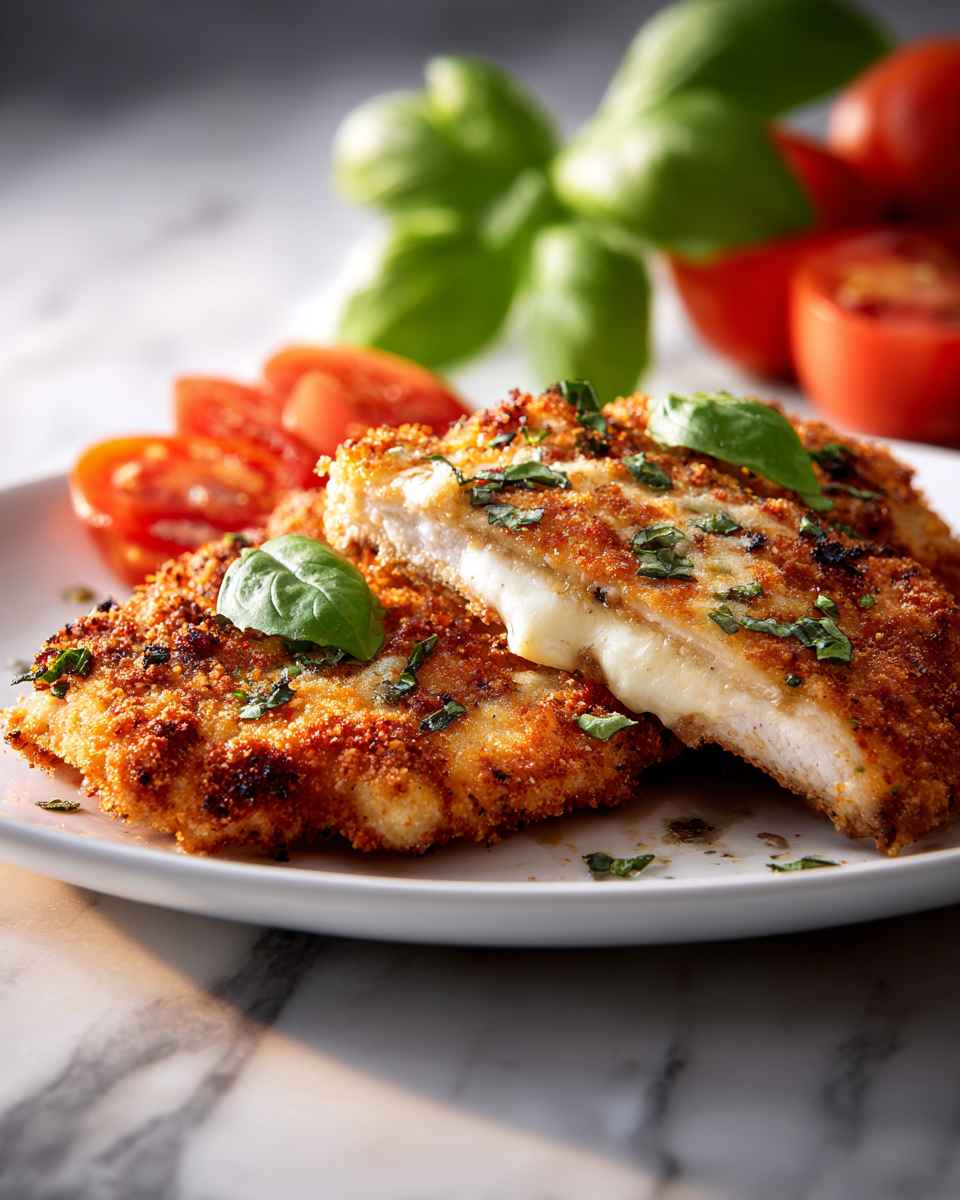 Crispy Baked Chicken Parmesan