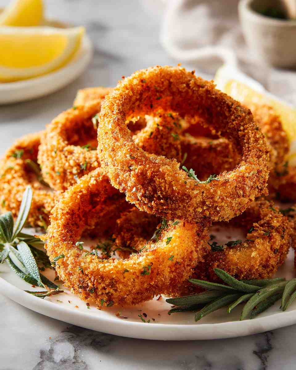 Crispy Baked Sweet Onion Rings