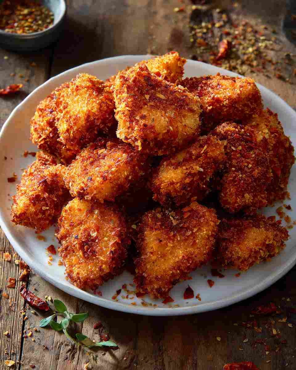 Crispy Barbecue Chicken Nuggets