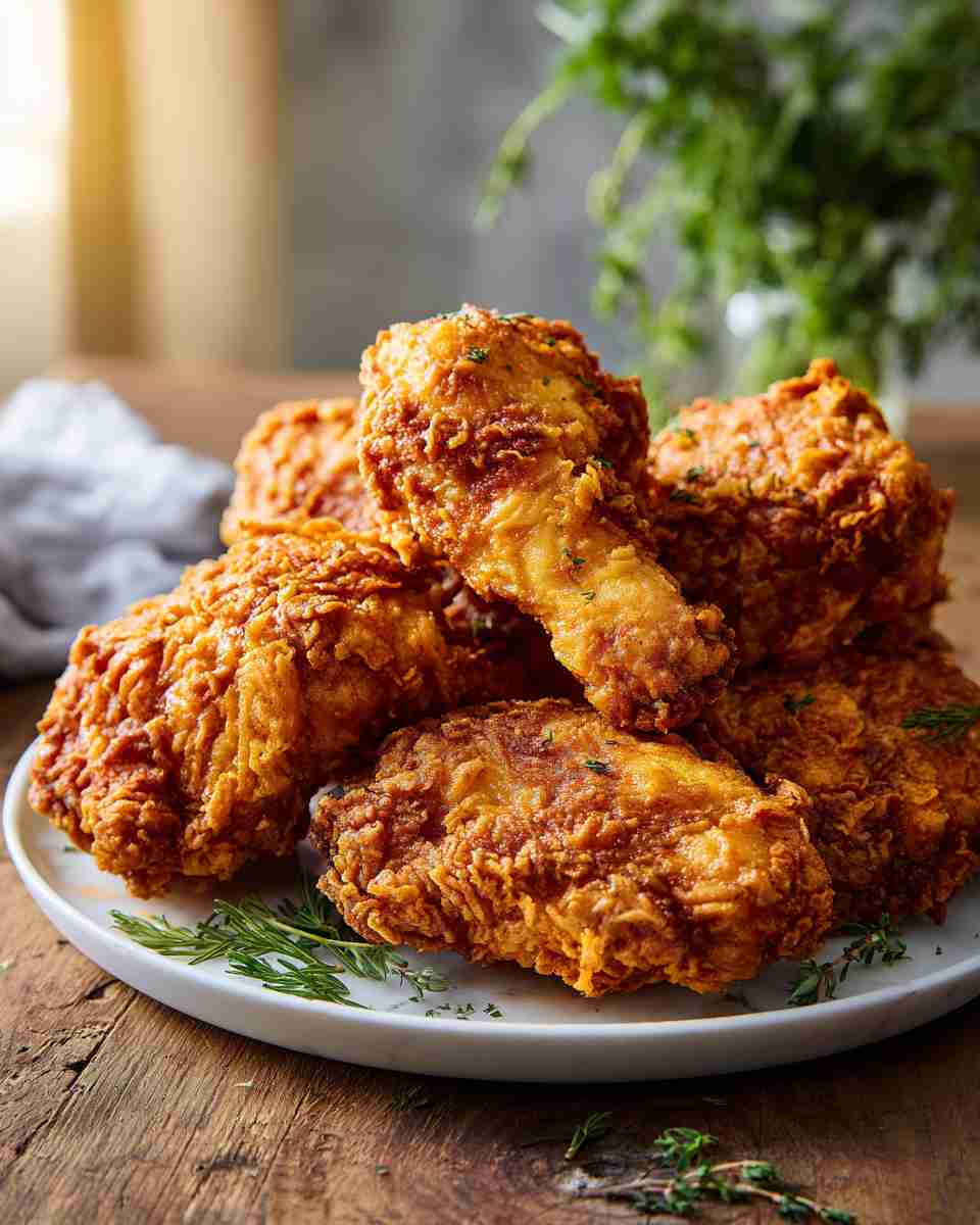 Crispy Buttermilk Fried Chicken
