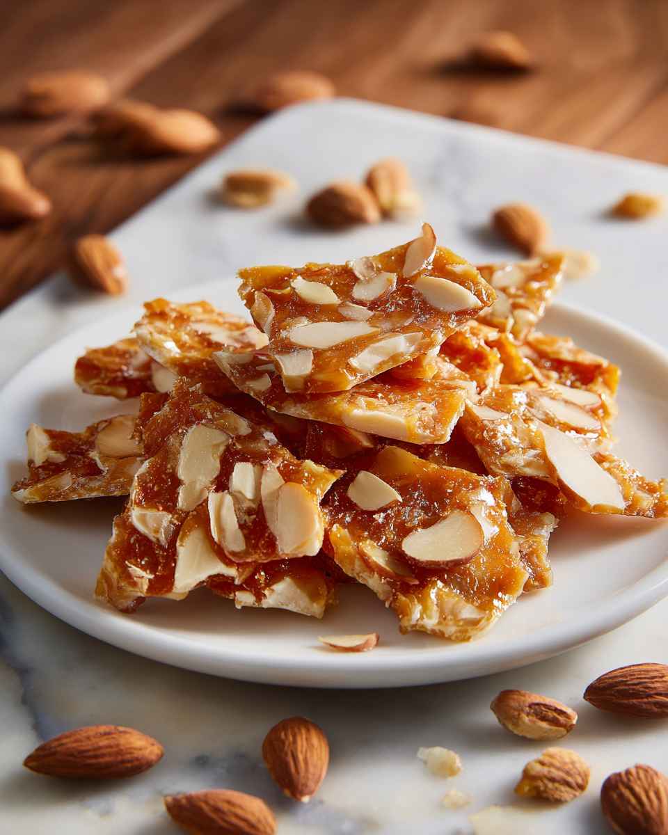 Crispy Buttery Almond Toffee Bites