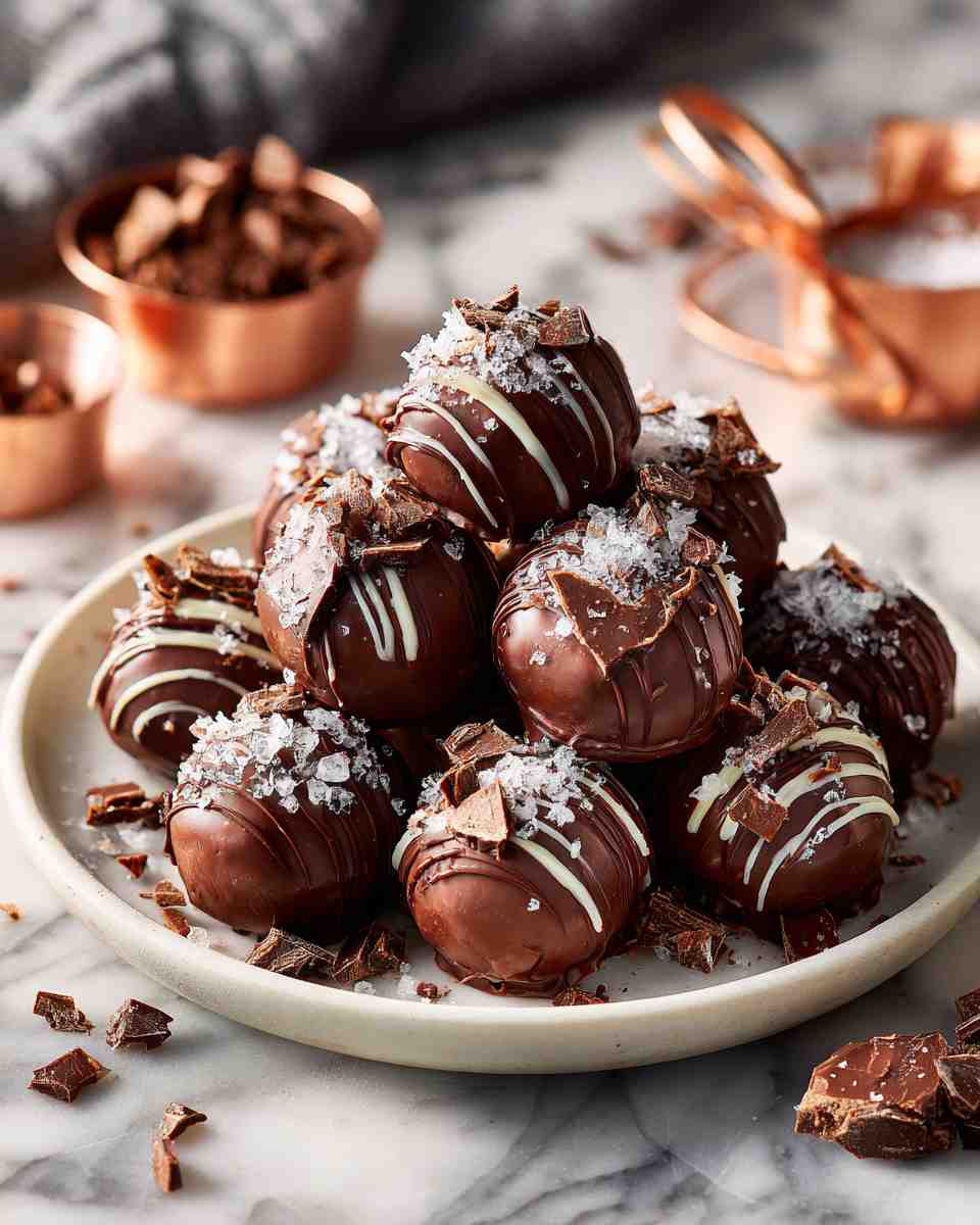 Decadent Amaretto Chocolate Truffles