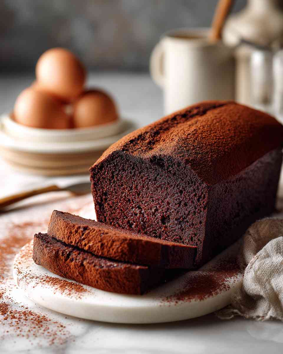 Decadent Baked Chocolate Pound Cake