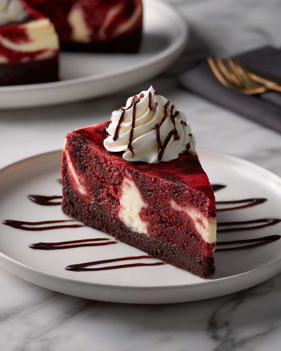 Decadent Baked Red Velvet Cheesecake