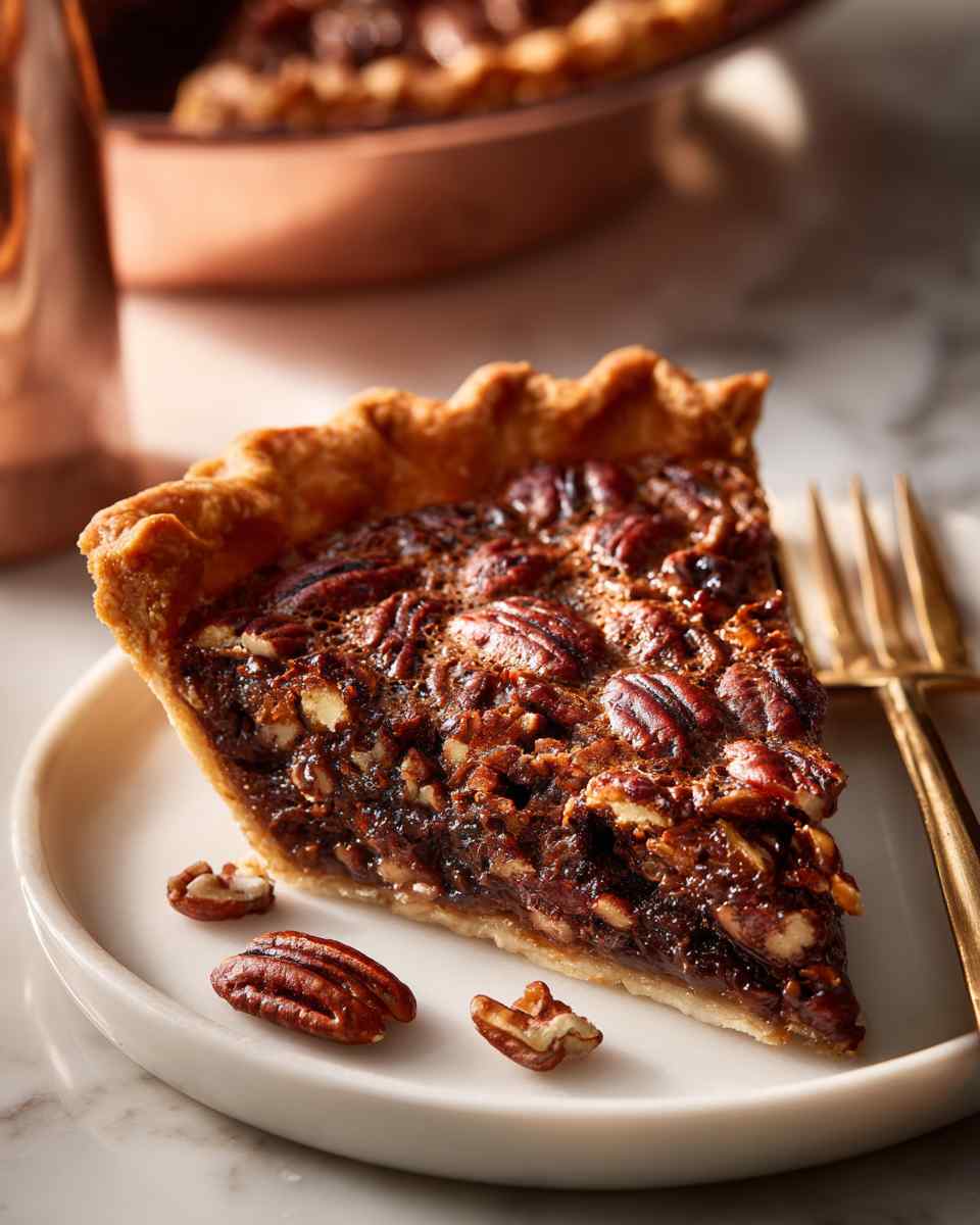 Decadent Bourbon Chocolate Pecan Pie