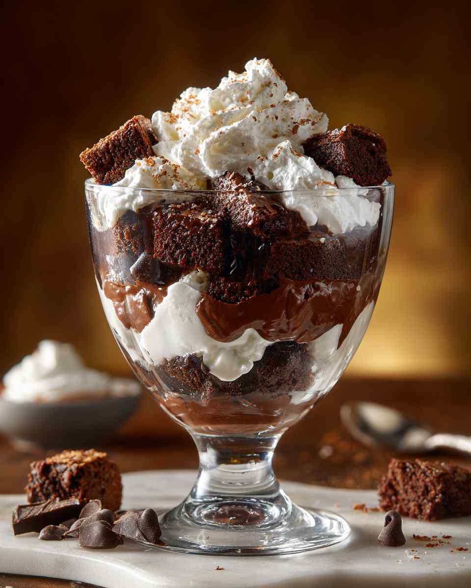 Decadent Chocolate Brownie Trifle