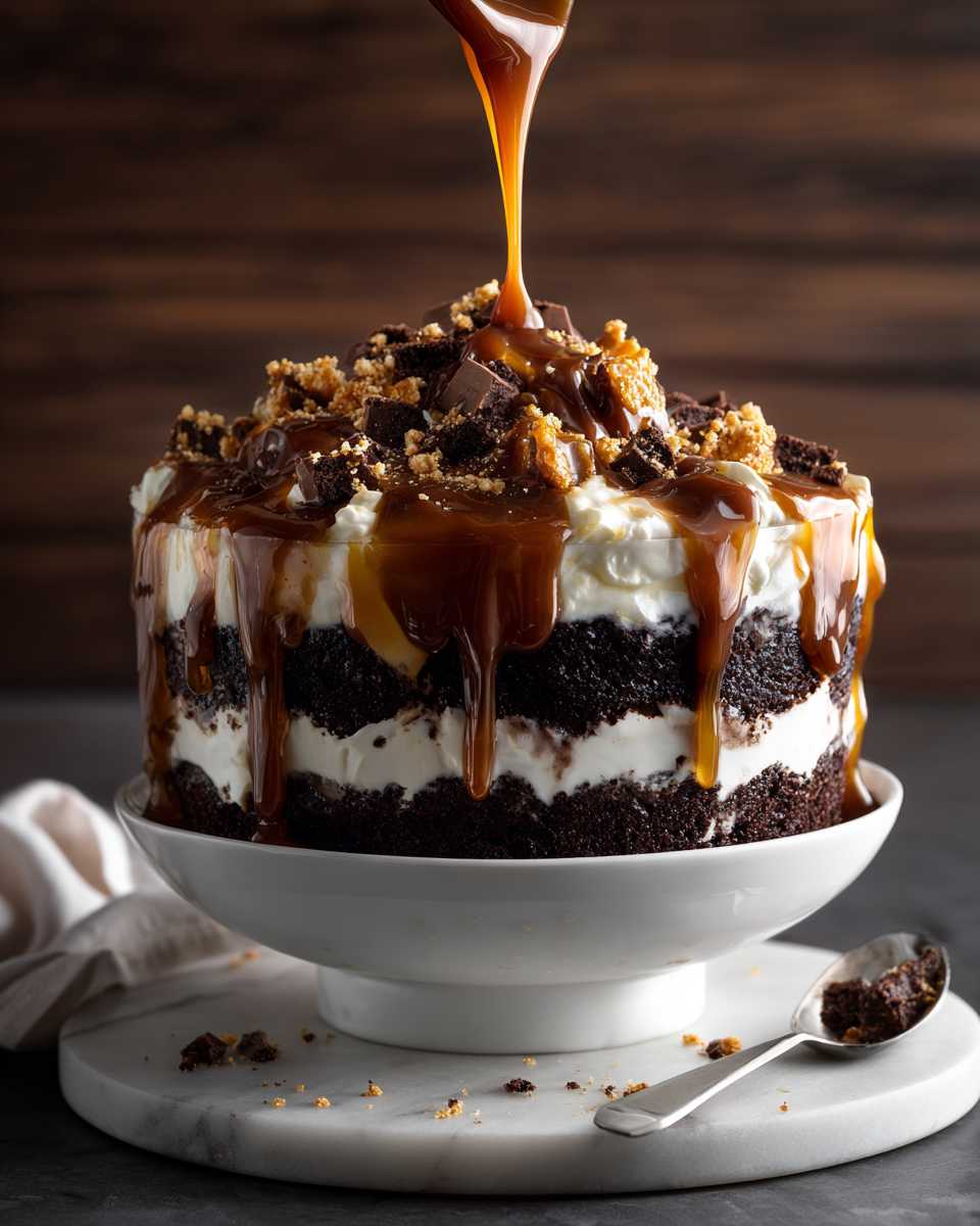 Decadent Chocolate Caramel Trifle