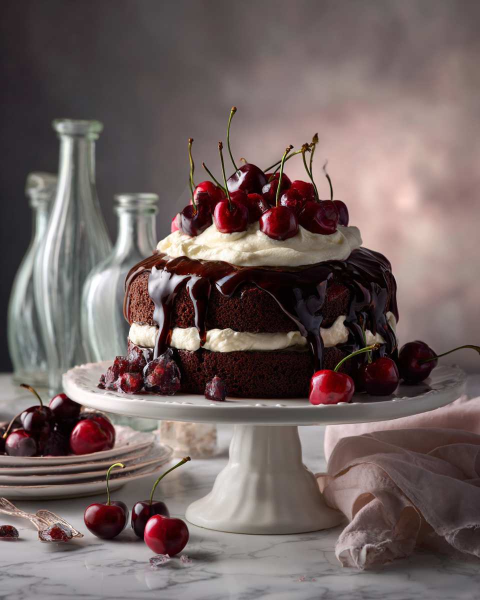 Decadent Chocolate Cherry Cola Cake