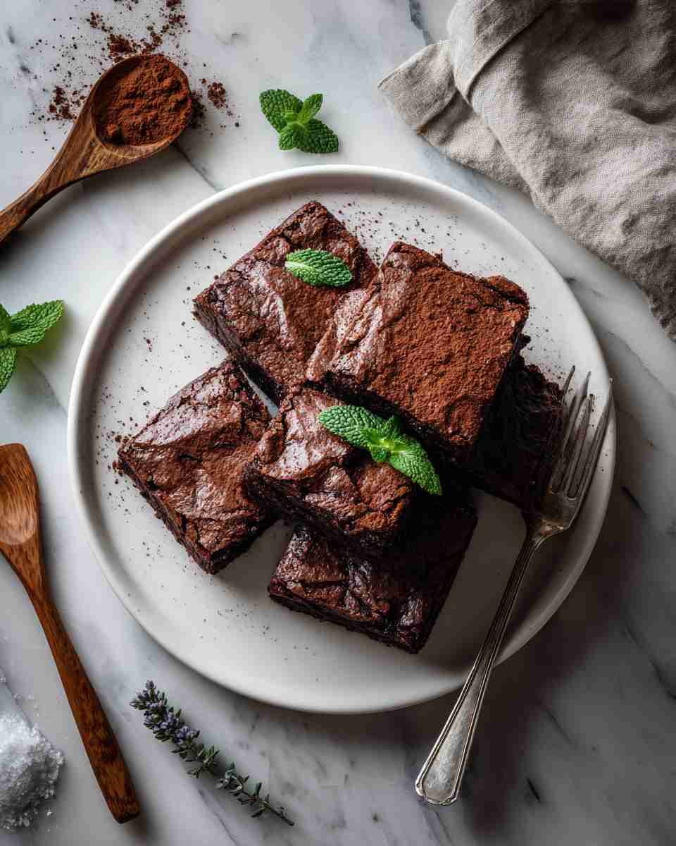 Decadent Fudgy Chocolate Brownies