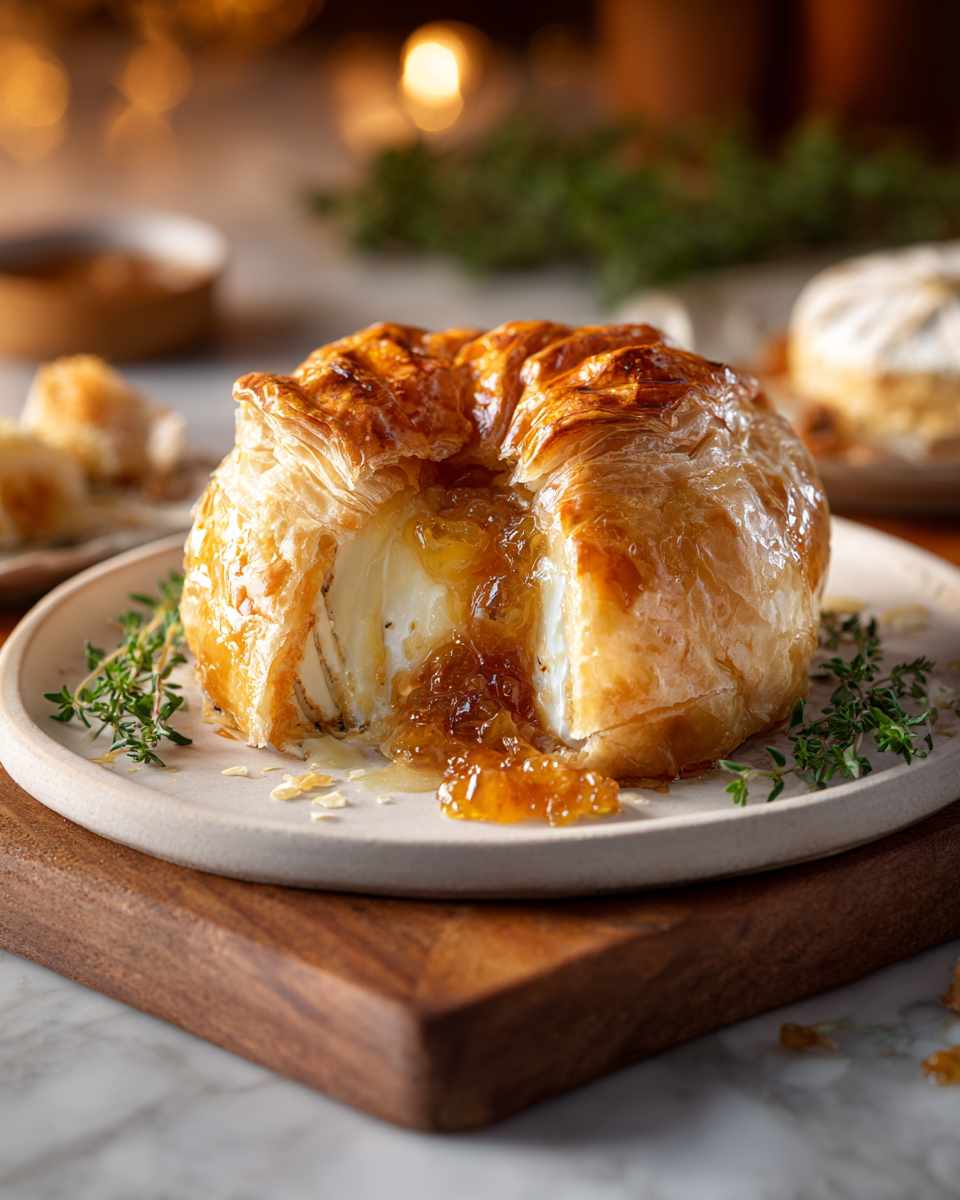 Elegant Baked Brie en Croute