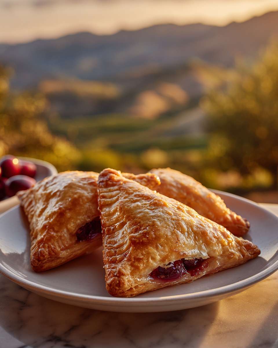 Flaky Baked Cherry Hand Pies