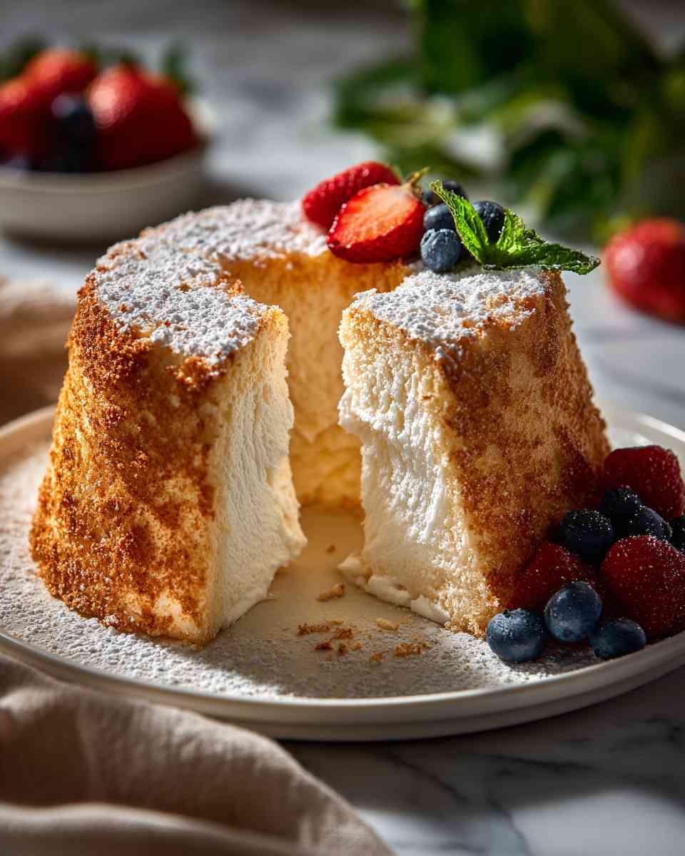 Fluffy Baked Angel Food Cake