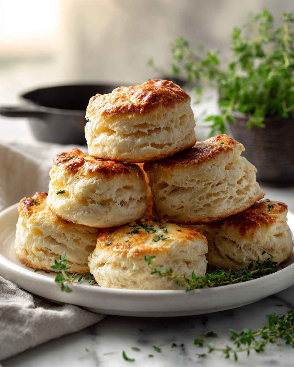 Fluffy Buttermilk Biscuits with Yeast