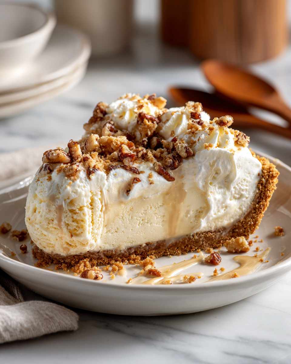 Frozen Butter Pecan Crunch Dessert