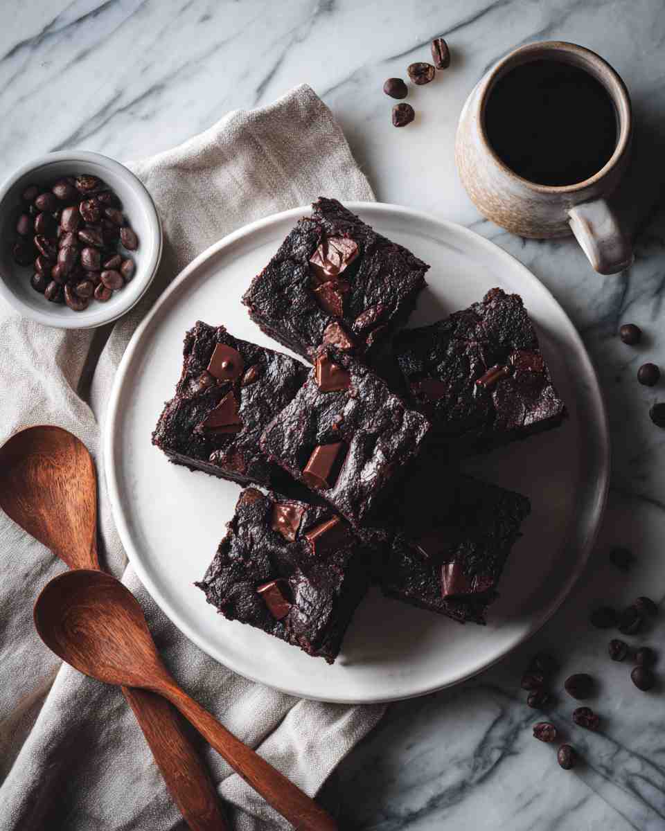Fudgy Black Bean Chocolate Brownies