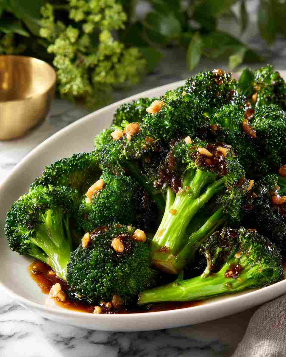 Glazed Roasted Broccoli