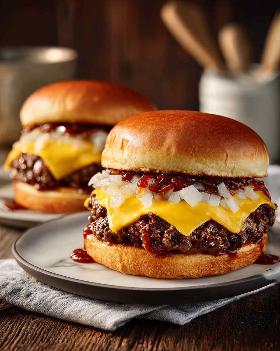 Grilled Cheeseburgers with Savory Seasonings