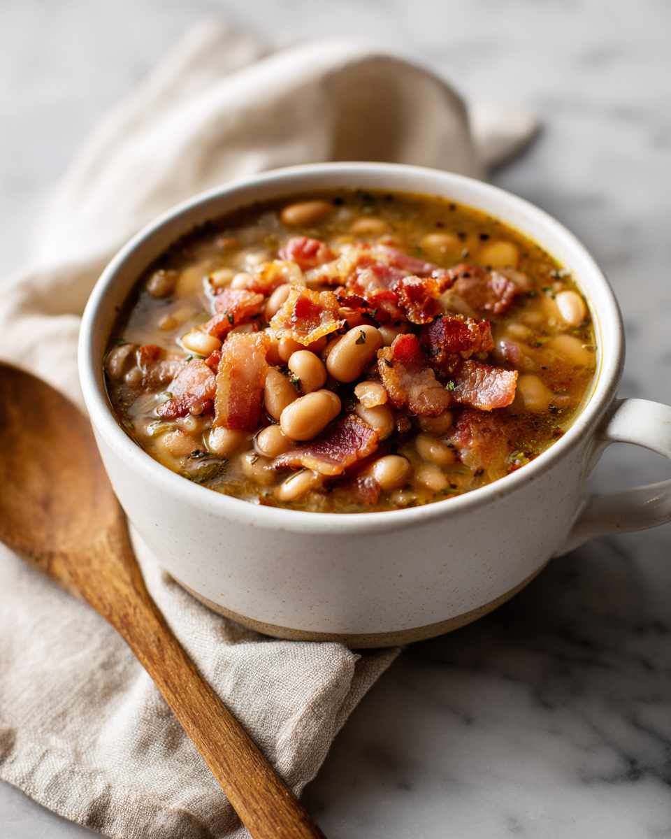 Hearty Bean and Bacon Soup