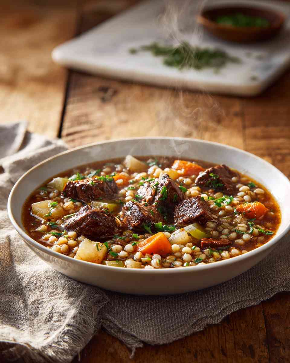 Hearty Beef and Barley Stew