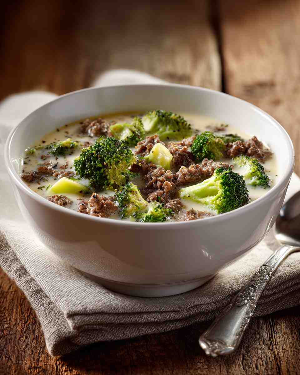 Hearty Beef and Broccoli Chowder