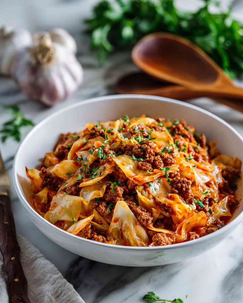 Hearty Beef and Cabbage Casserole