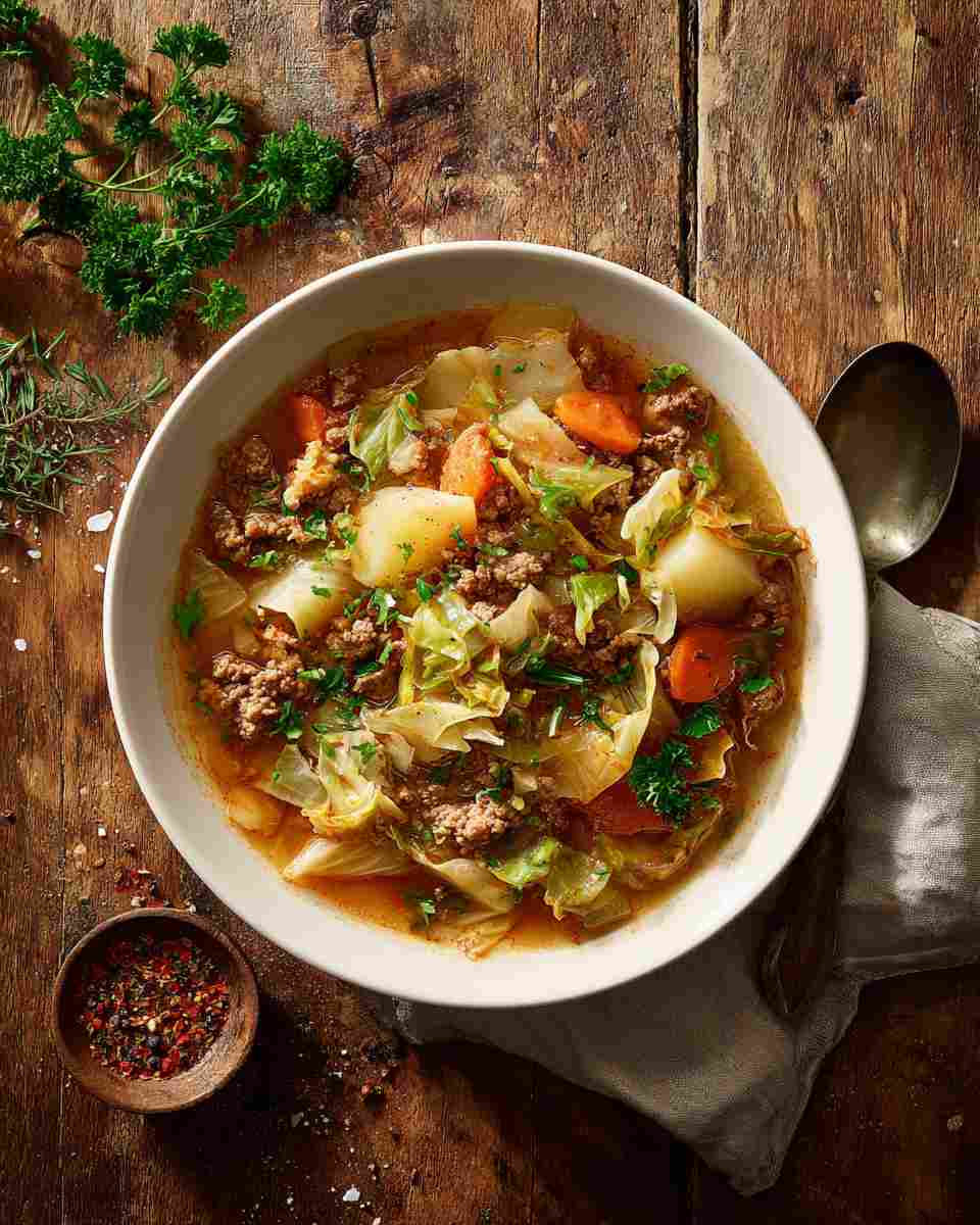 Hearty Beef and Cabbage Stew