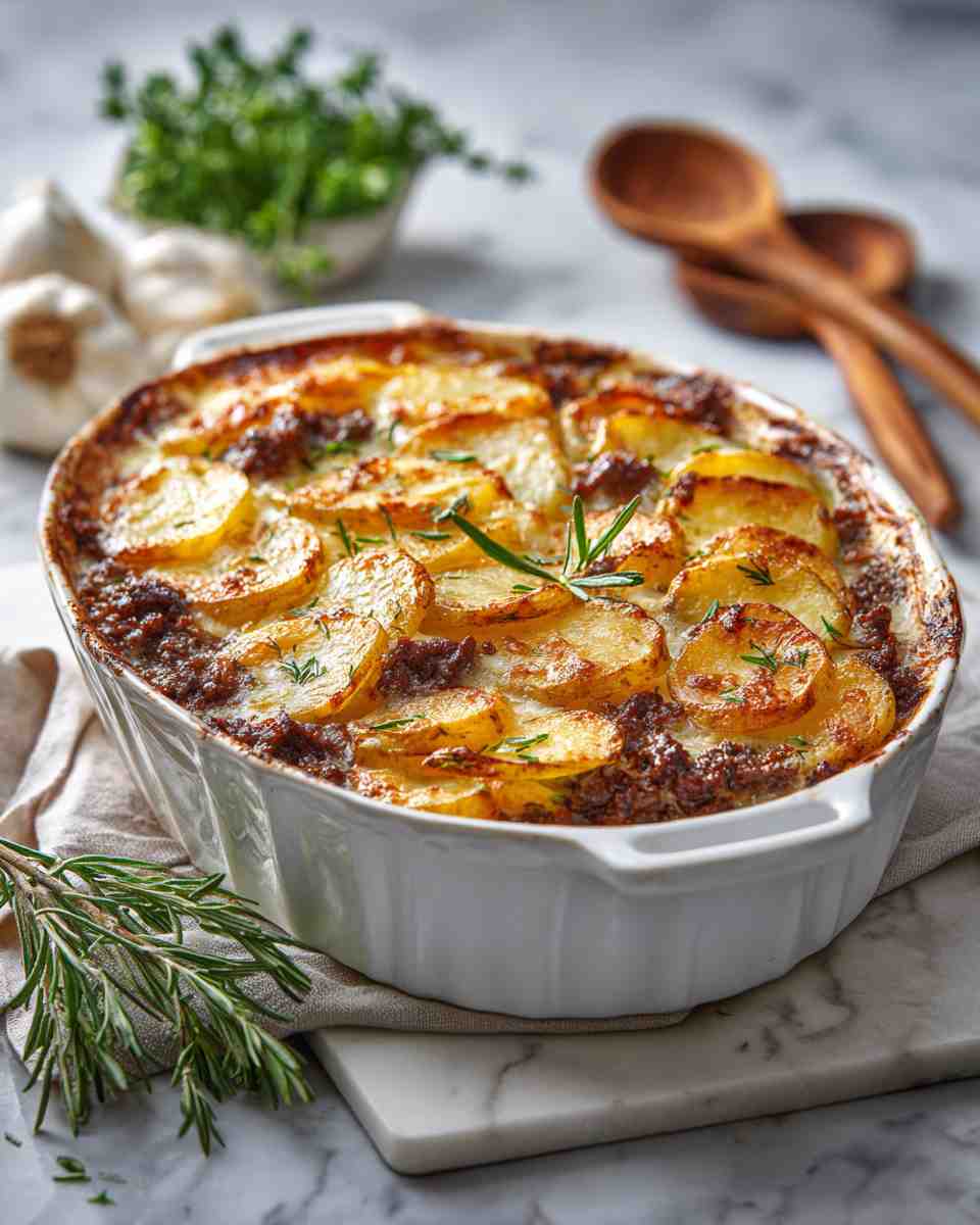 Hearty Beef and Potato Bake