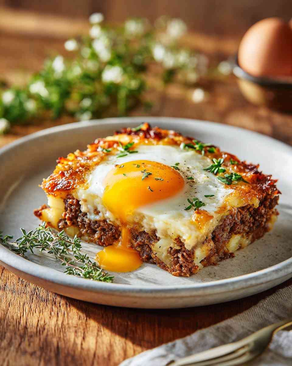 Hearty Beef and Potato Breakfast Bake