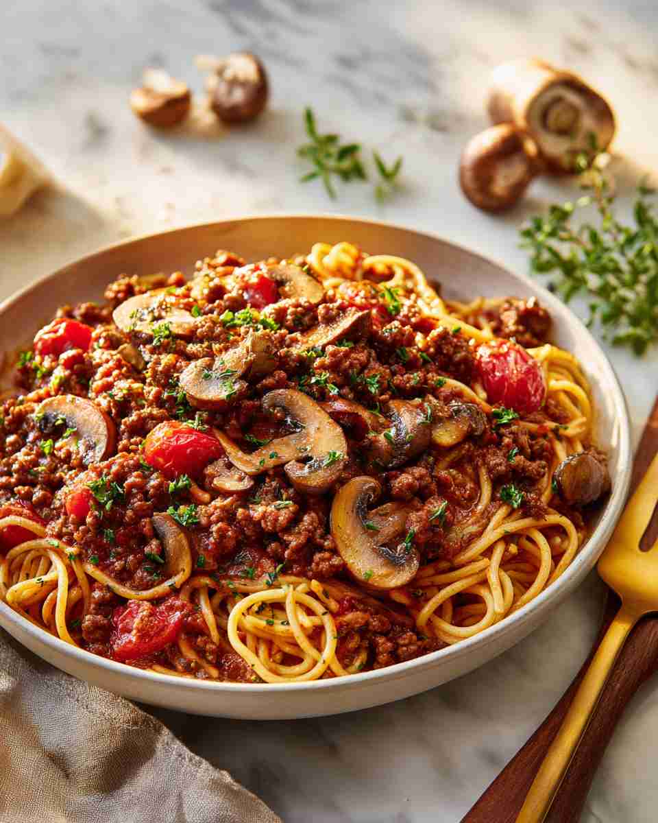 Hearty Beef and Vegetable Spaghetti Sauce