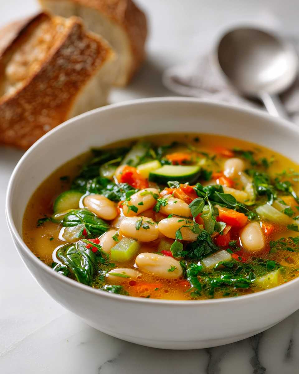 Hearty Butter Bean and Vegetable Soup