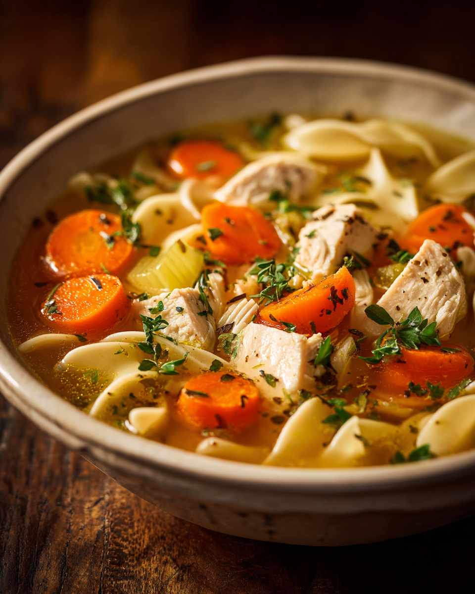 Hearty Homemade Chicken Noodle Soup