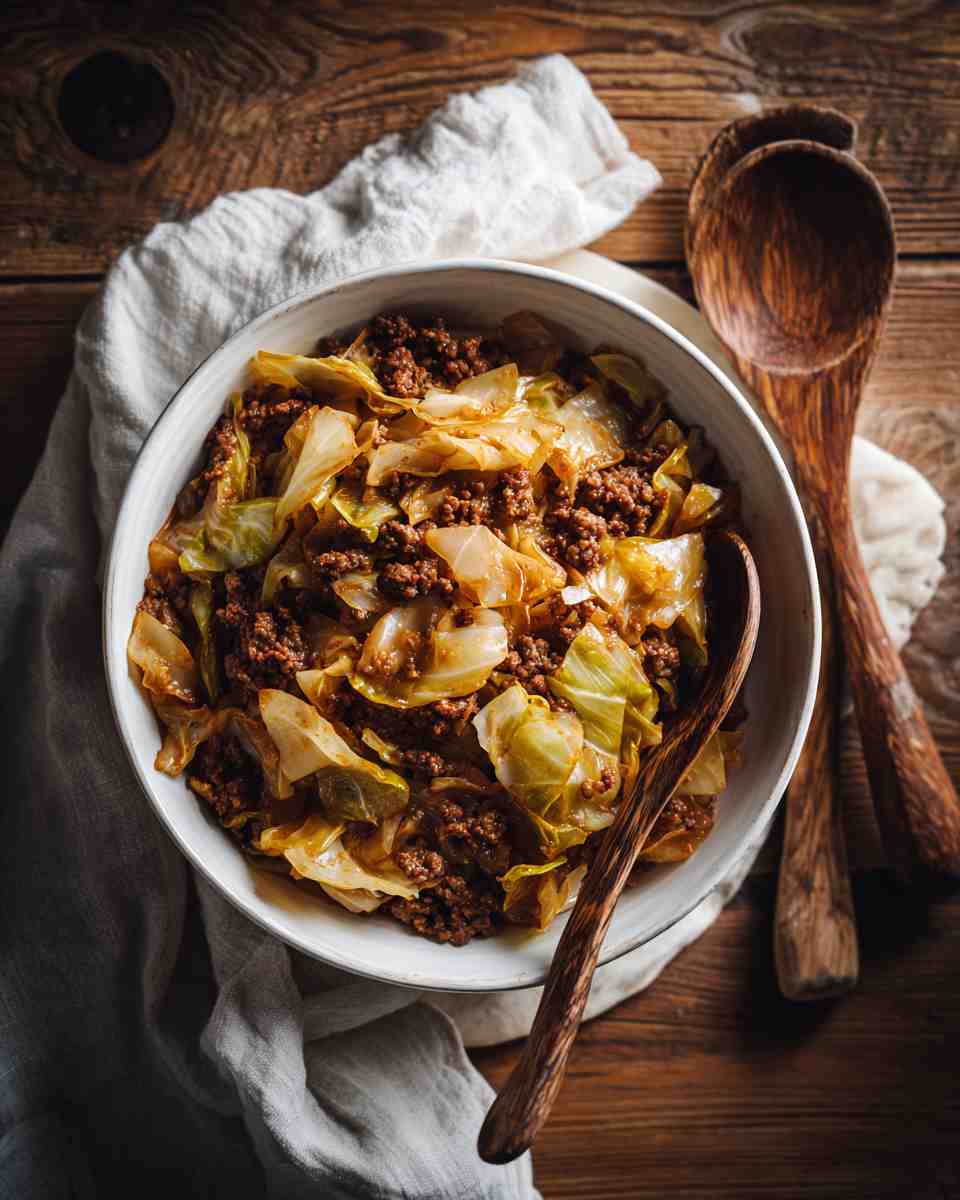 Hearty Pork and Beef Cabbage Goulash