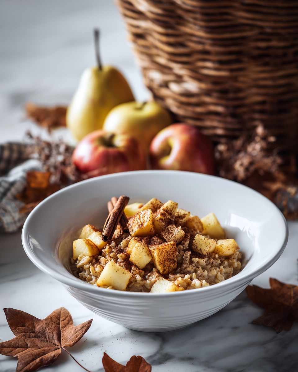 Homemade Apple Cinnamon Oatmeal