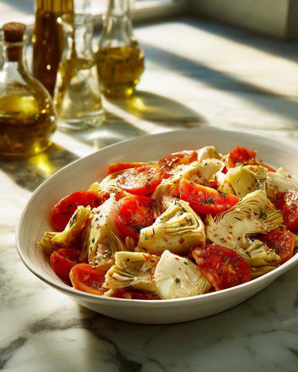 Marinated Artichoke and Tomato Salad