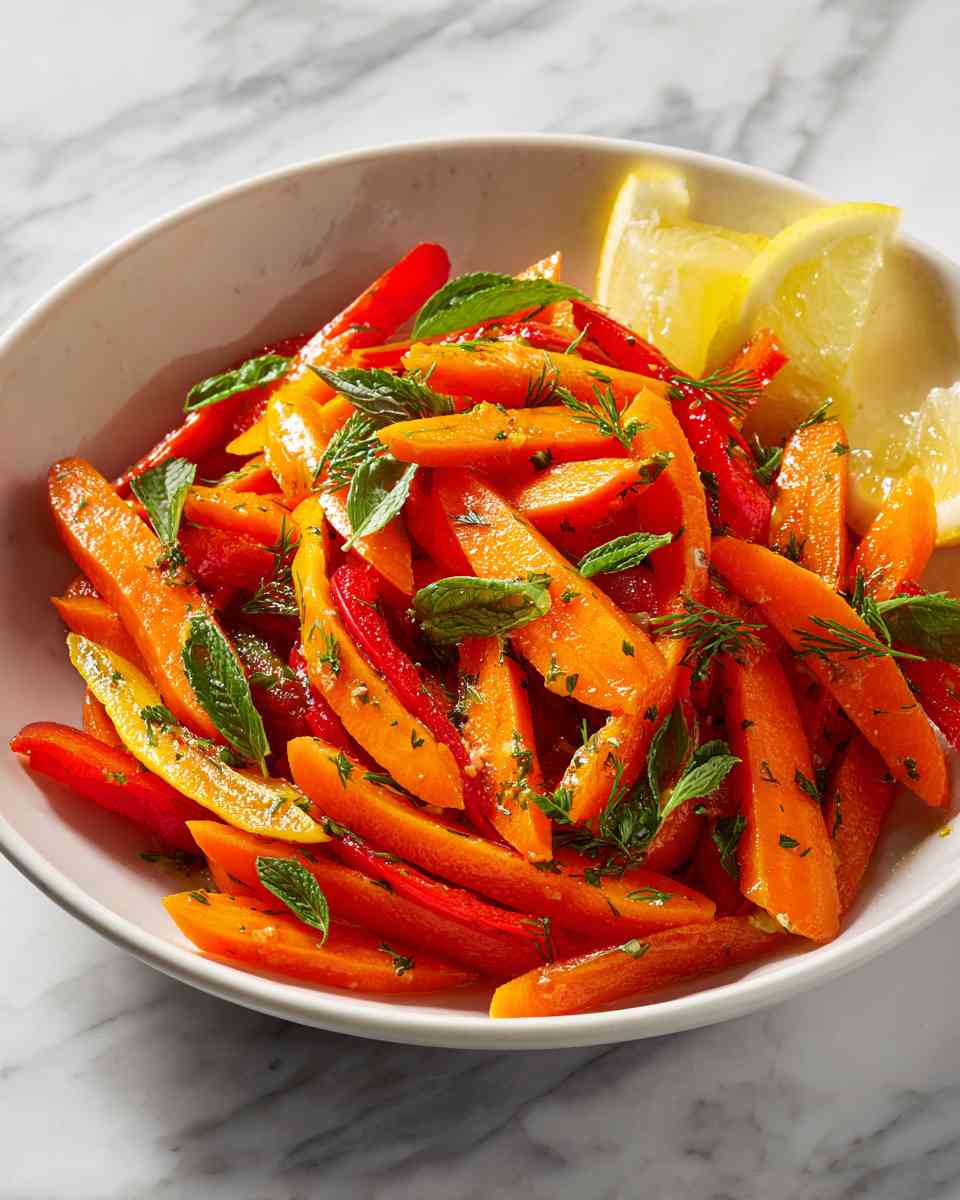 Marinated Carrot and Pepper Salad