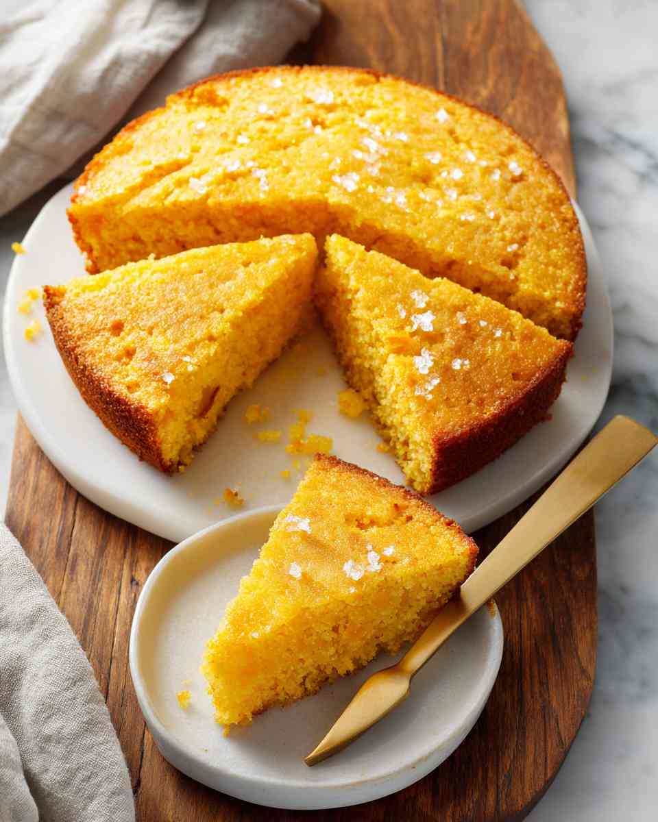 Moist and Fluffy Baked Cornbread