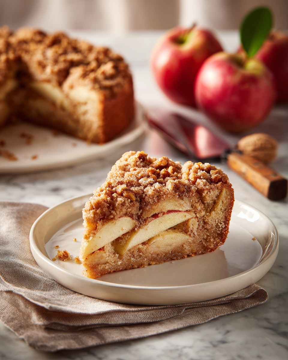 Moist Apple Cinnamon Crumb Cake