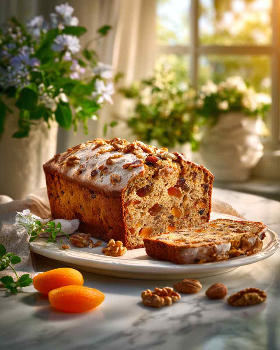 Moist Apricot Nut Bread
