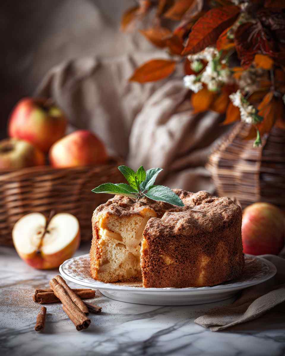 Moist Baked Apple Spice Cake