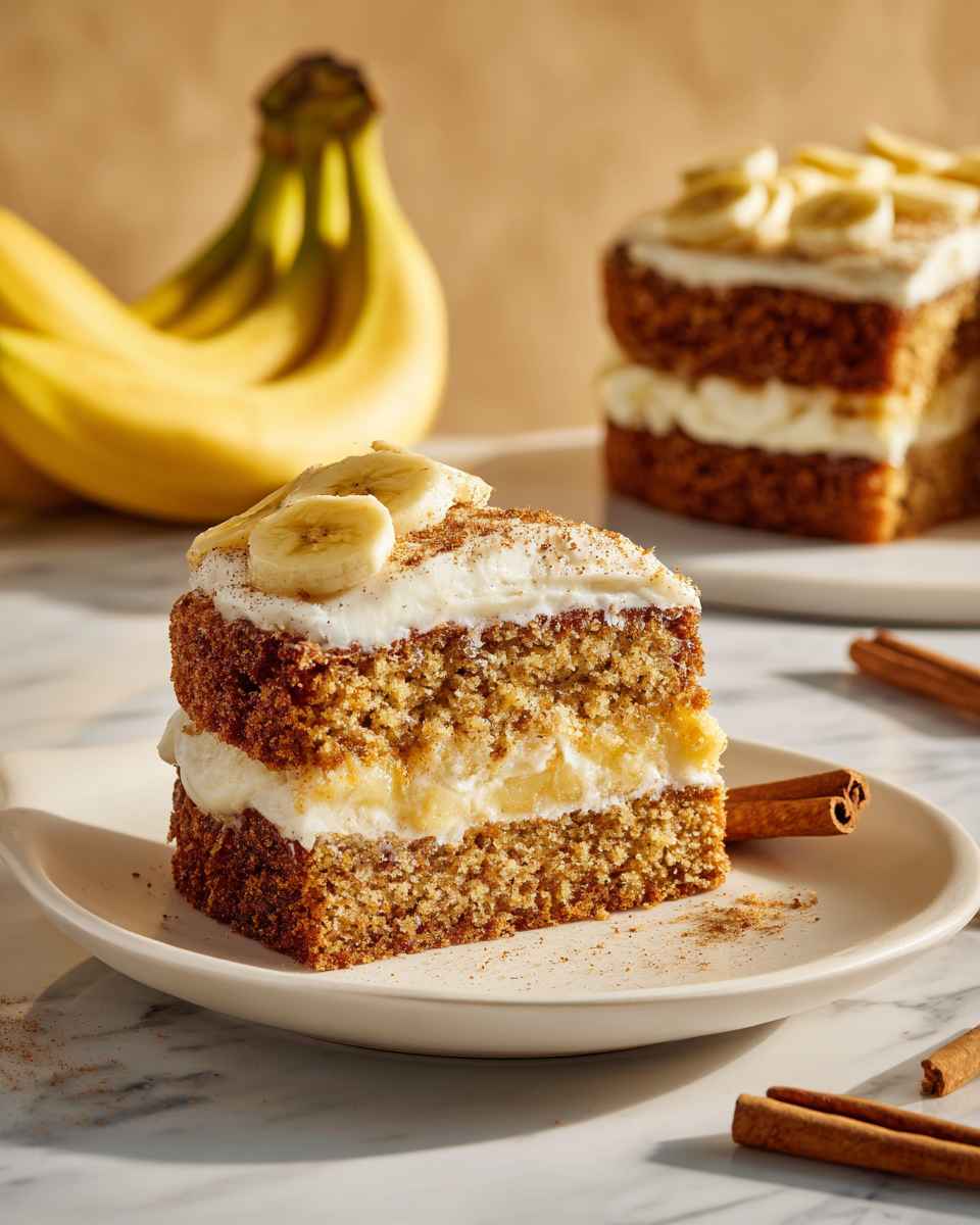 Moist Banana Cake with Cake Mix